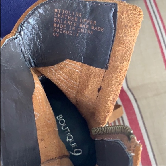 Boutique 9 Jolisa Western Cowboy Ankle Boots - Picture 12 of 13